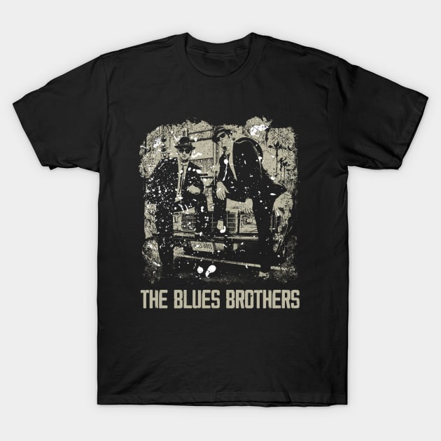 On a Mission Brothers T-Shirt - Reviving the Rhythm and Blues T-Shirt by Black Demon Bear